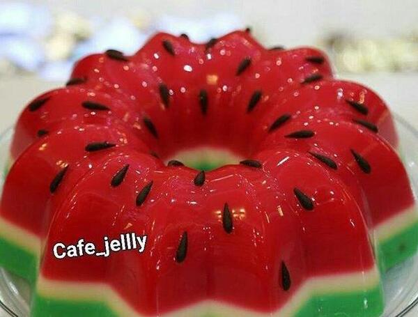 عکس تزیین ژله یلدا