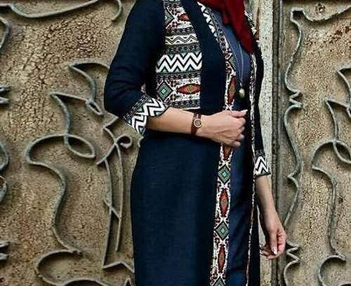 عکس مدل مانتو غیر قرینه