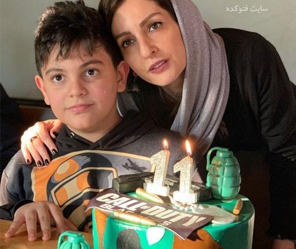 عکس شقایق دهقان و دخترش