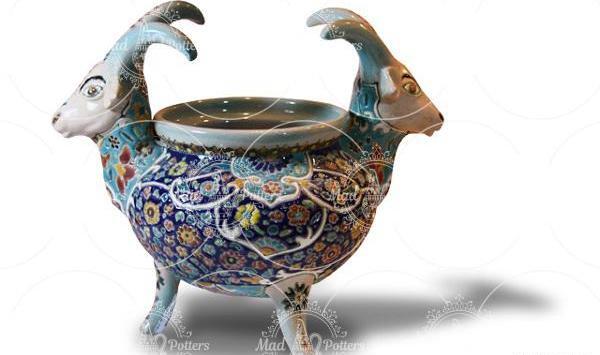 عکس حیوانات روی ظروف قدیمی