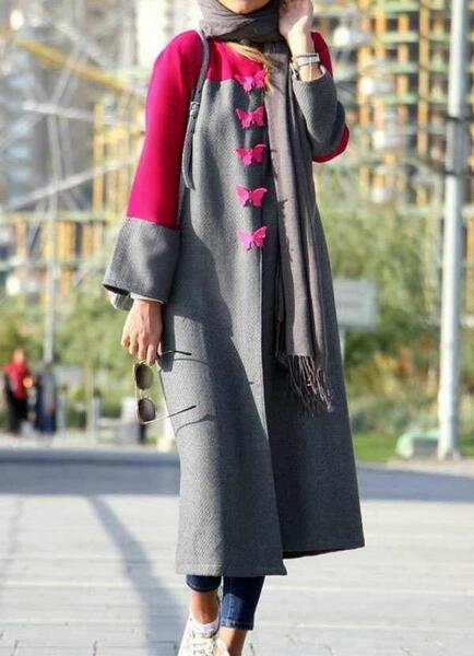 عکس مدل مانتو دخترانه ی شیک