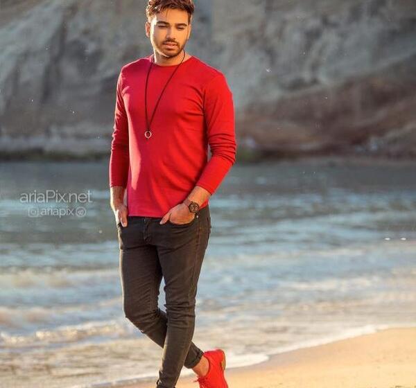 عکس سینا درخشنده و خواهرش