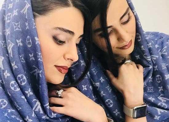 عکس سینا درخشنده و خواهرش