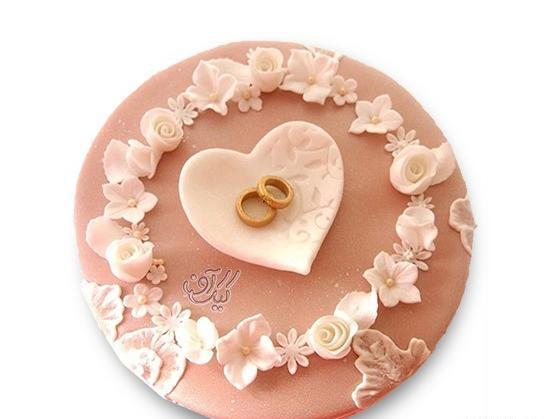 عکس کیک حلقه ازدواج