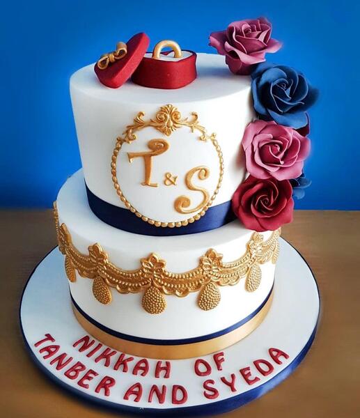 عکس کیک حلقه ازدواج