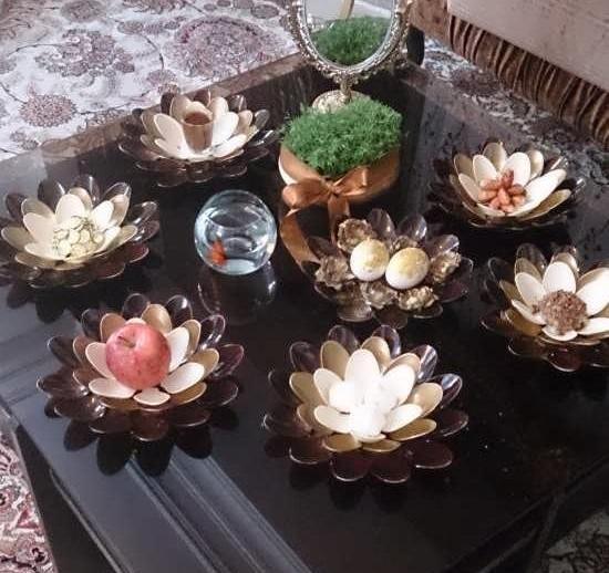 عکس ایده سفره هفت سین کم هزینه