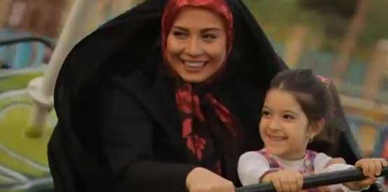 عکس کودکی آزاده در سریال کیمیا