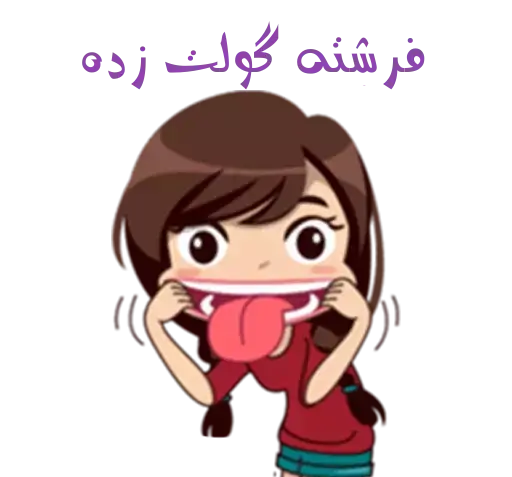 عکس استیکر فرشته