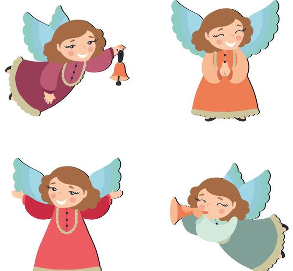 عکس استیکر فرشته