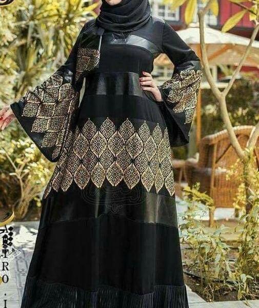 عکس مدل مانتو بلند خلیجی
