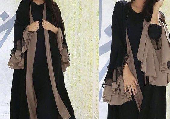 عکس مدل مانتو بلند خلیجی