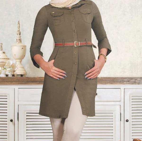 عکس مانتو کوتاه اسپرت تابستانی