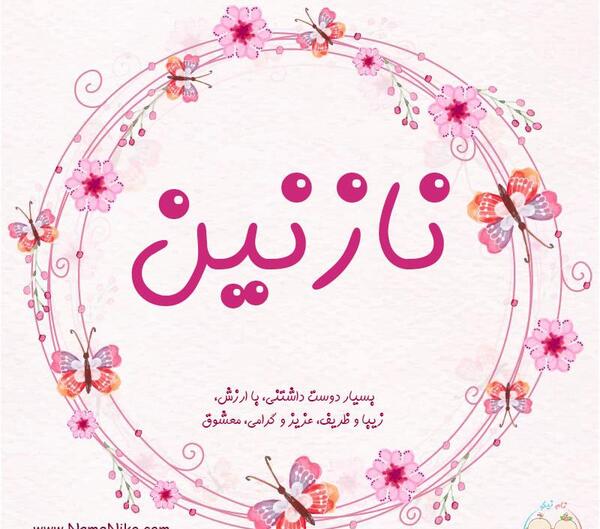 عکس نوشته ی نازنین به انگلیسی