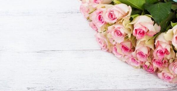 عکس گل رز روی میز