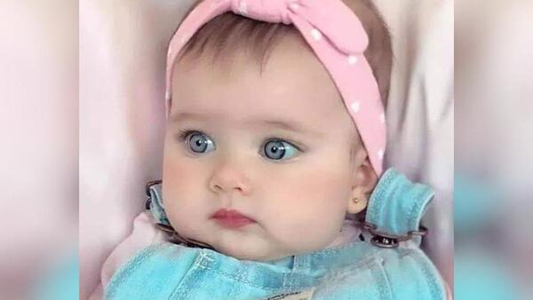 عکس بچه کوچولو چشم سبز