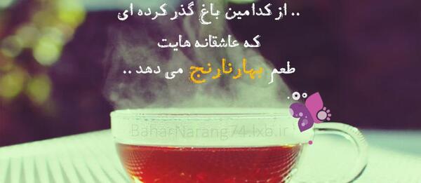 عکس نوشته بهار نارنج