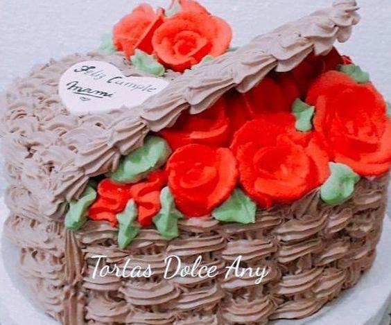 عکس کیک تولد دخترانه قلبی
