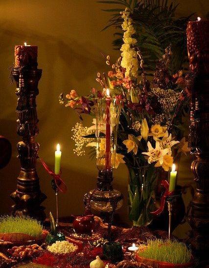 عکس سفره هفت سین ایران باستان