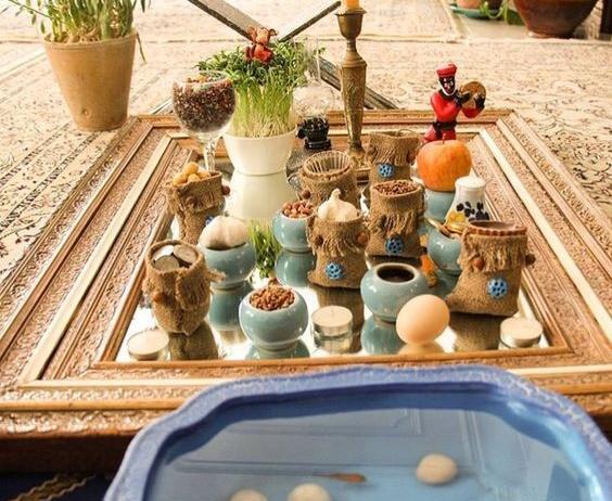 عکس سفره هفت سین ایران باستان