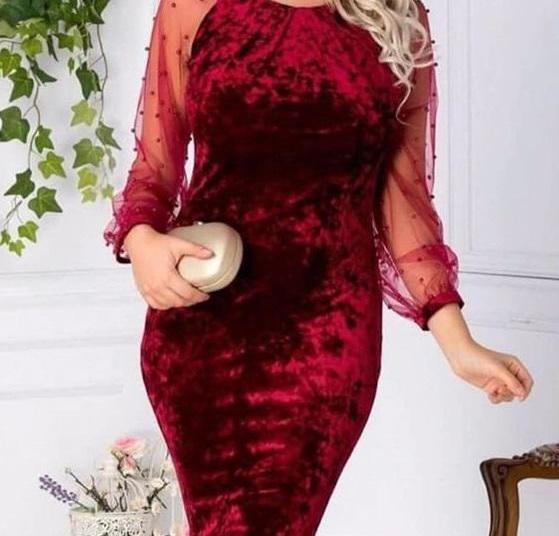 عکس لباس مجلسی زنانه مخمل