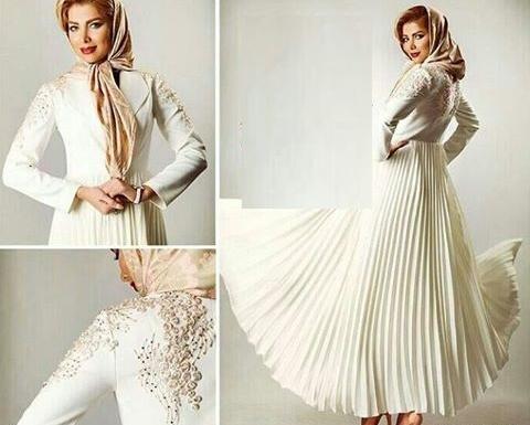 عکس مدل مانتو حریر بلند