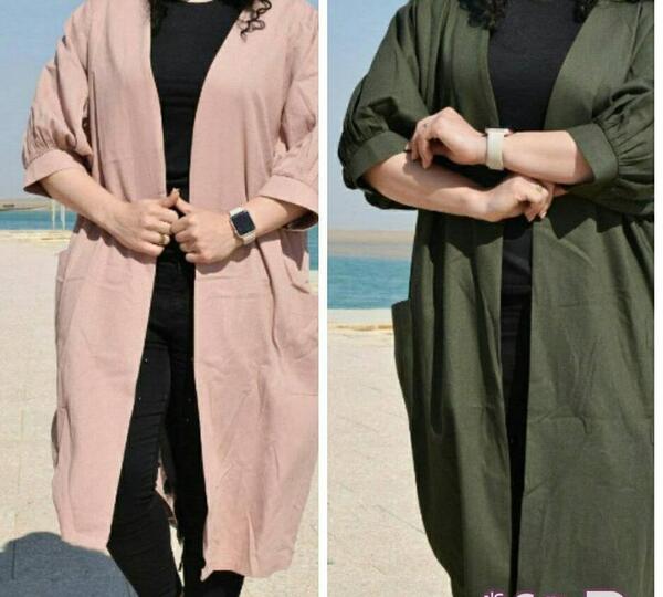 عکس مانتو پانچ جلو باز