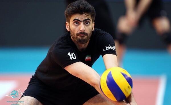 عکس امیر غفور والیبالیست