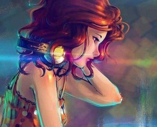 عکس دختر غمگین فانتزی بدون متن