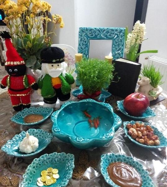 عکس سال نو و سفره هفت سین