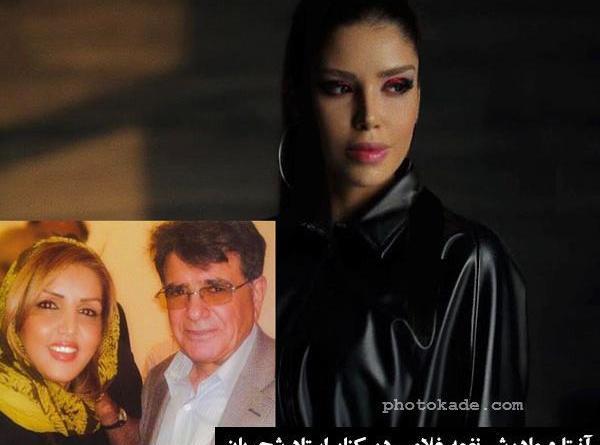 عکس بهزاد لیتو با مادرش