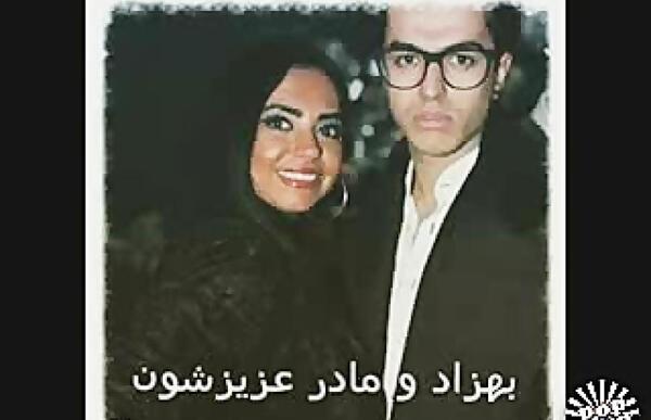 عکس بهزاد لیتو با مادرش