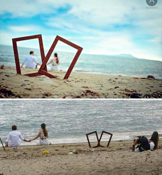 عکس ایده برای تولد لب دریا