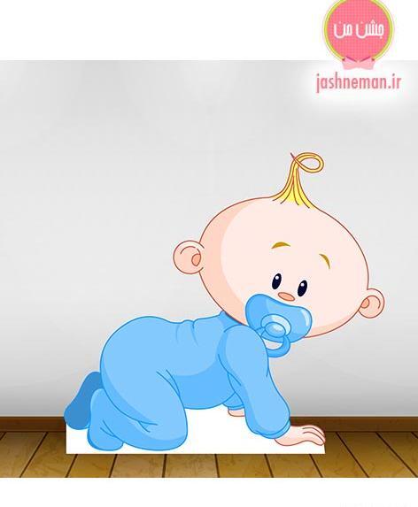 عکس کارتونی نوزاد پسر
