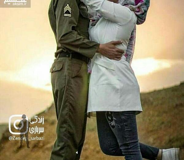 عکس دونفره سربازی