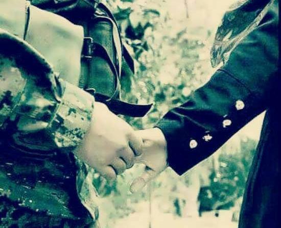 عکس دونفره سربازی