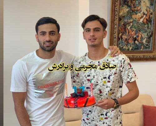 عکس صادق محرمی و همسرش