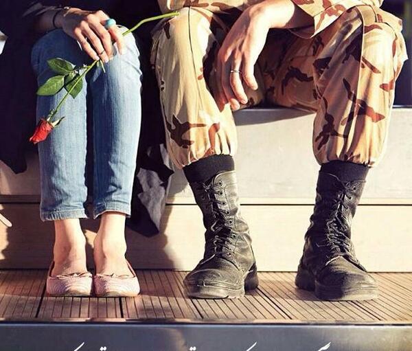 عکس های غمگین عاشقانه سربازی