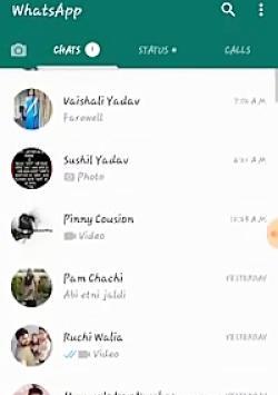 عکس واتساپ در گالری ذخیره شود