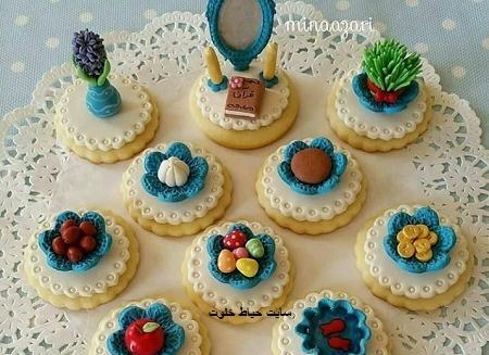 عکس سفره هفت سین با خمیر چینی