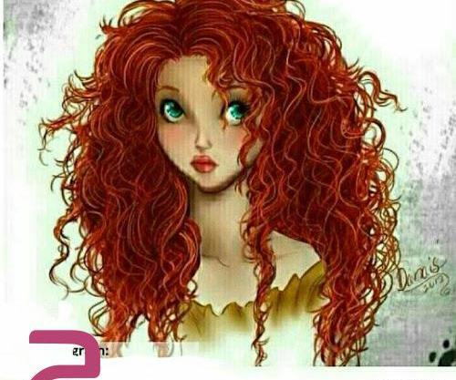 عکس پروفایل فانتزی مو فرفری