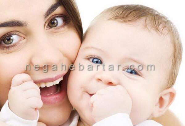 عکس نوزاد و مادر