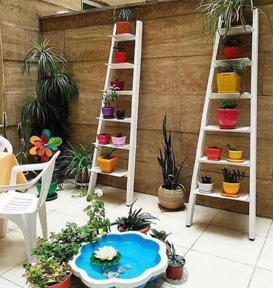 عکس ایده طراحی حیاط خانه