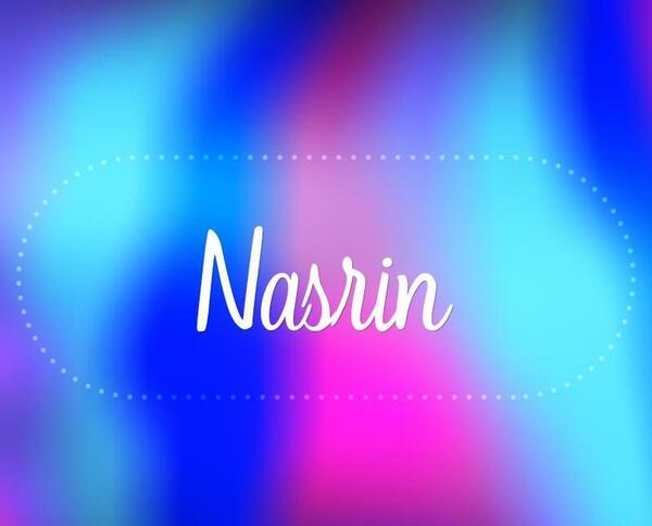 عکس نوشته نسرین انگلیسی