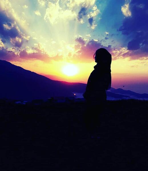 عکس پروف دخترونه غروب