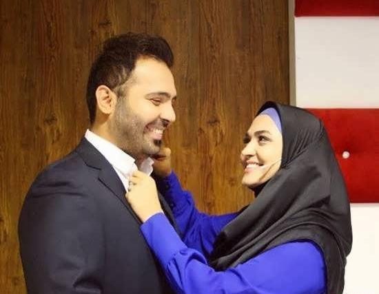 عکس فاطمه آل عباس و همسرش
