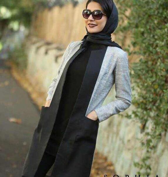 عکس مدل مانتو جلو باز رسمی