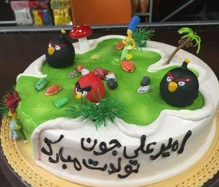 عکس کیک تولد امیر علی