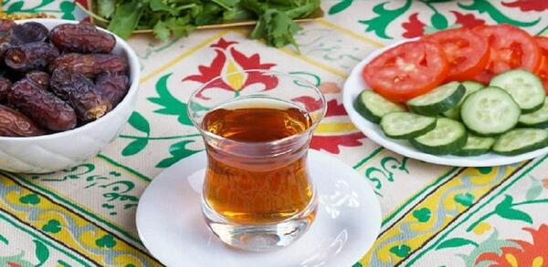 عکس چای افطار