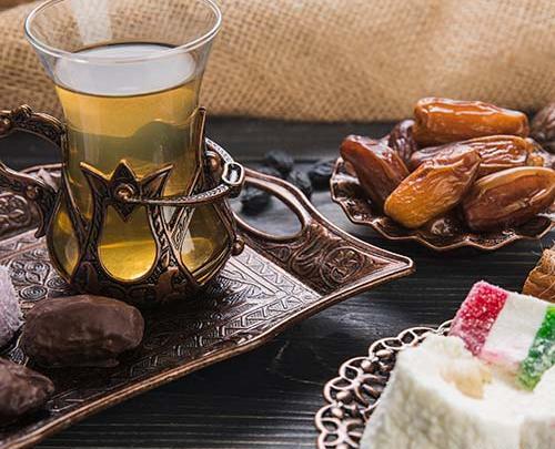 عکس چای افطار