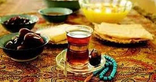 عکس چای افطار